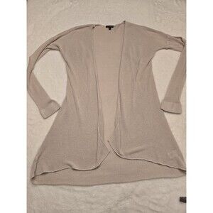 Express Open Front Tan Cardigan Size Small Long Sleeve